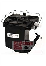CLEAN FILTERS Топливный фильтр MGC1683
